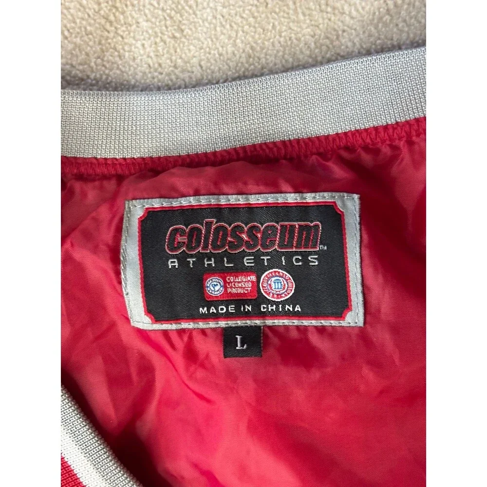 Ohio State Buckeyes Colosseum Athletics Red V-Neck Vest Men's Size L